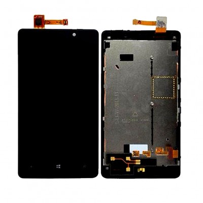 Lcd With Touch Screen For Nokia Lumia 820 Blue By - Maxbhi Com