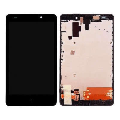 Lcd With Touch Screen For Nokia Xl Red By - Maxbhi Com