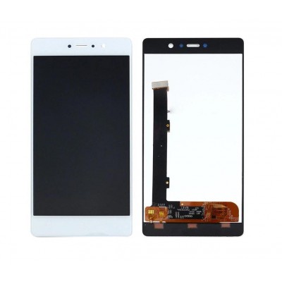 Lcd With Touch Screen For Qmobile Noir Z12 White By - Maxbhi Com