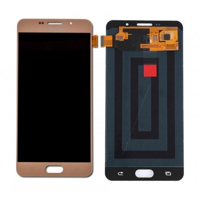 Lcd With Touch Screen For Samsung Galaxy A7 2016 Gold By - Maxbhi Com