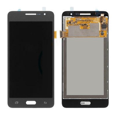 Lcd With Touch Screen For Samsung Galaxy Grand Prime Smg530h Grey By - Maxbhi Com