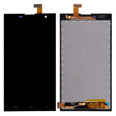 Lcd With Touch Screen For Vivo Y28 Black By - Maxbhi Com