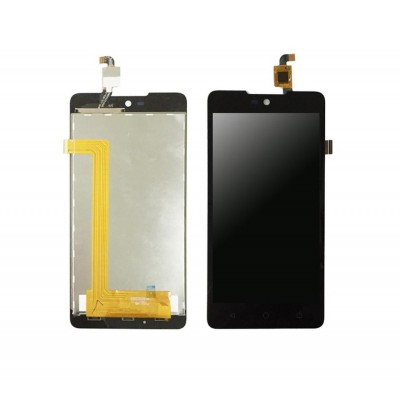 Lcd With Touch Screen For Wiko Rainbow Lite 4g Blue By - Maxbhi Com