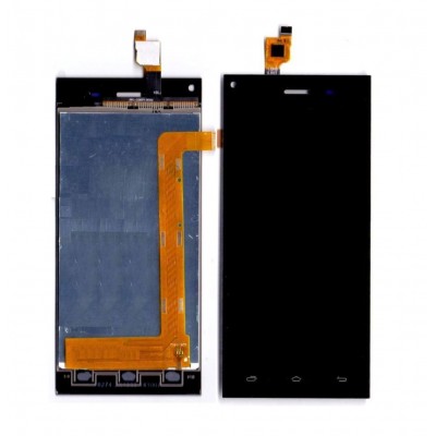 Lcd With Touch Screen For Xolo Q600s 8gb Black By - Maxbhi Com