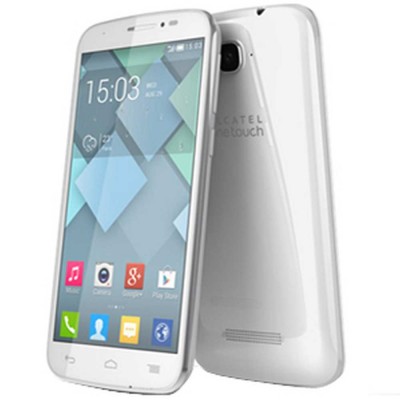 LCD with Touch Screen for Alcatel 7040D With Dual Sim - White
