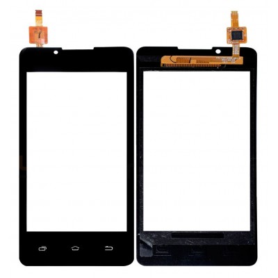 Touch Screen Digitizer For Spice Mi438 Stellar Glide Silver By - Maxbhi Com