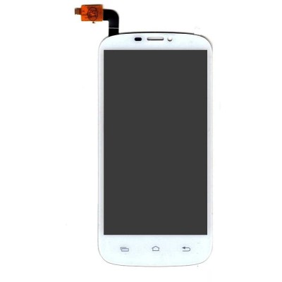 Lcd With Touch Screen For Celkon A119 Signature Hd White By - Maxbhi.com