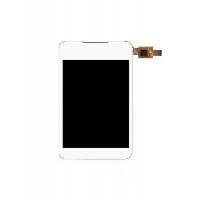 Lcd With Touch Screen For Lava Iris 349 Plus White By - Maxbhi.com