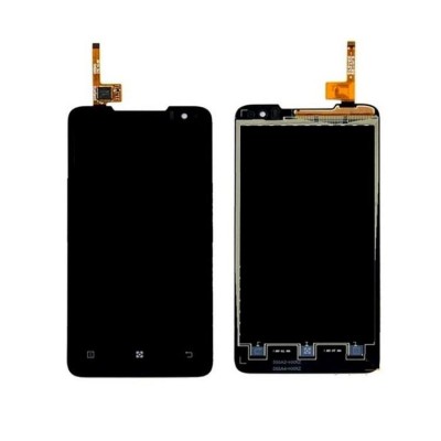Lcd With Touch Screen For Lenovo P770 Black By - Maxbhi Com