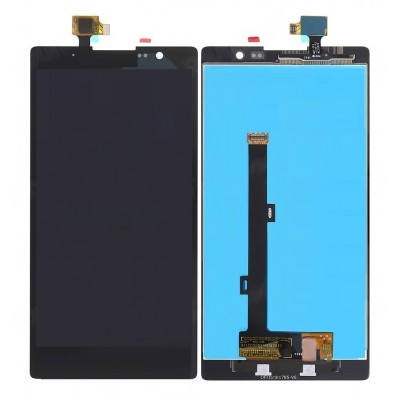 Lcd With Touch Screen For Lenovo P90 Black By - Maxbhi Com