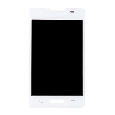 Display for Lg Optimus L4 Ii E440 White (Combo Folder) by Maxbhi.com