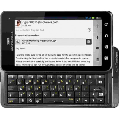 LCD with Touch Screen for Motorola DROID - Black