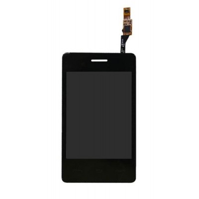 Lcd With Touch Screen For Lg T375 Cookie Smart Black By - Maxbhi.com