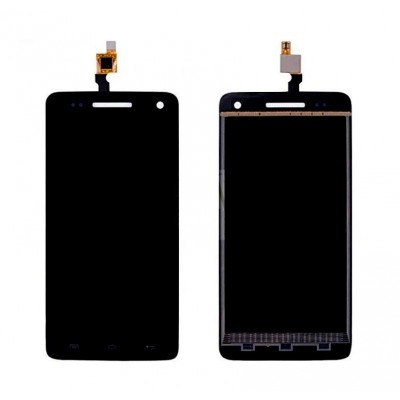 Display for Micromax A120 Canvas 2 Colors Yellow (Combo Folder) by Maxbhi.com