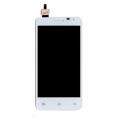 Lcd With Touch Screen For Micromax A77 Canvas Juice White By - Maxbhi.com