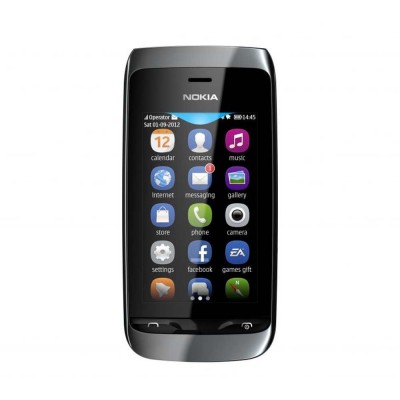 LCD with Touch Screen for Nokia Asha 3090 - White