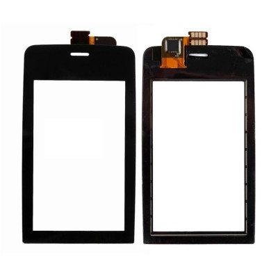 Touch Screen Digitizer For Nokia Asha 308 Dual Sim Gold By - Maxbhi Com