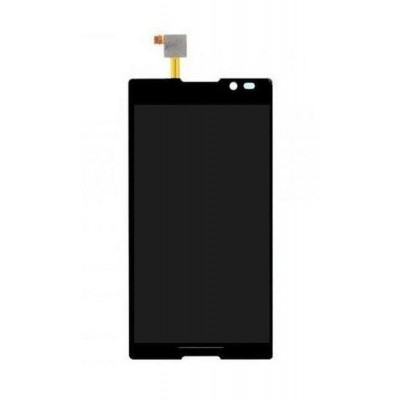 Lcd With Touch Screen For Sony Xperia C Hspa Plus C2305 Purple By - Maxbhi.com