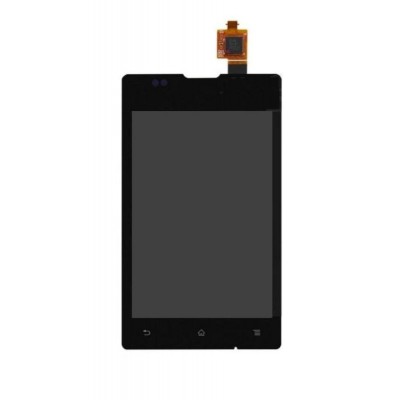 Lcd With Touch Screen For Sony Xperia E Black By - Maxbhi.com