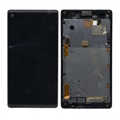 Lcd With Touch Screen For Sony Xperia L C2105 Black By - Maxbhi Com