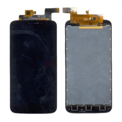 Lcd With Touch Screen For Spice Mi550 Pinnacle Stylus Black By - Maxbhi Com