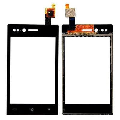 Touch Screen Digitizer For Sony Xperia Miro St23i Pink By - Maxbhi Com