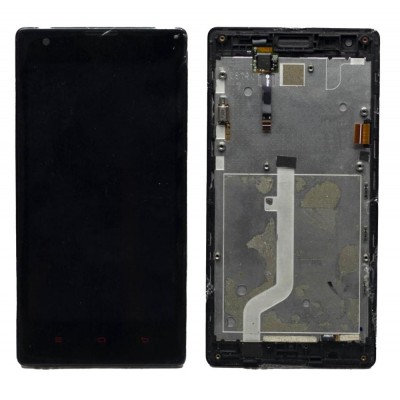 Lcd With Touch Screen For Xiaomi Redmi 1s White By - Maxbhi Com