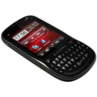 LCD with Touch Screen for Alcatel OT-806D - Black