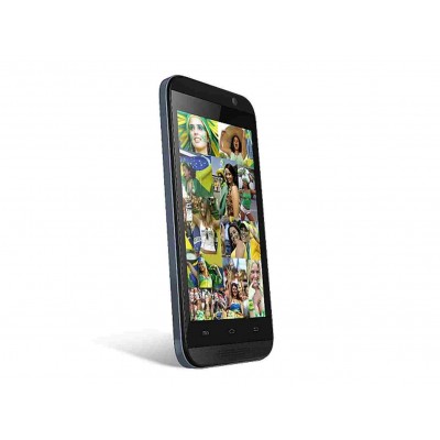 LCD with Touch Screen for Intex Aqua Kat - Black