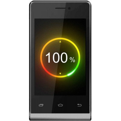 LCD with Touch Screen for Intex Aqua V4 - Black