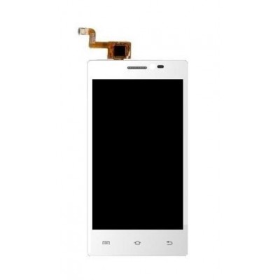 Lcd With Touch Screen For Intex Aqua I5 Mini White By - Maxbhi.com