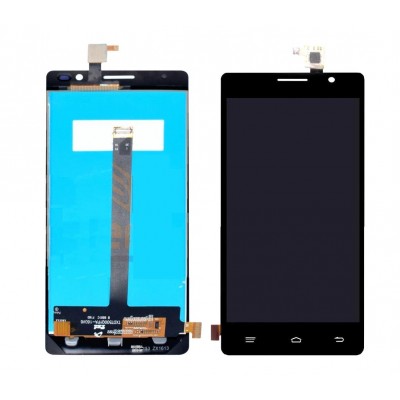 Lcd With Touch Screen For Intex Aqua Power Hd Black By - Maxbhi Com