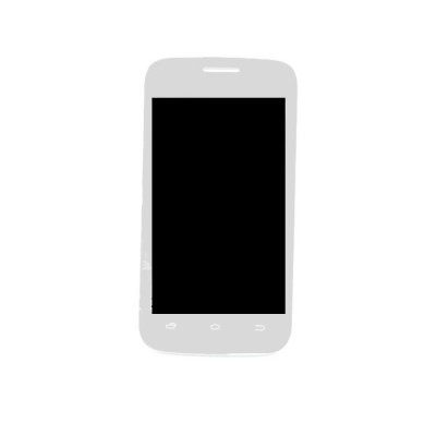 Lcd With Touch Screen For Intex Cloud Y7 White By - Maxbhi Com