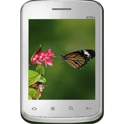 LCD with Touch Screen for Karbonn K75 Plus - Black