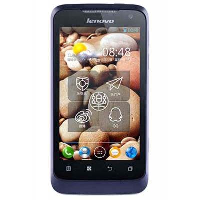 LCD with Touch Screen for Lenovo P700 - Black