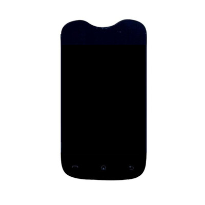 Lcd With Touch Screen For Lava Discover 137 Black By - Maxbhi Com