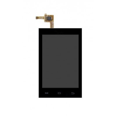 Lcd With Touch Screen For Lava Iris 3g 415 Black By - Maxbhi.com