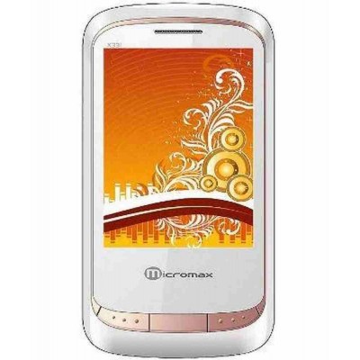 LCD with Touch Screen for Micromax X331 - Black