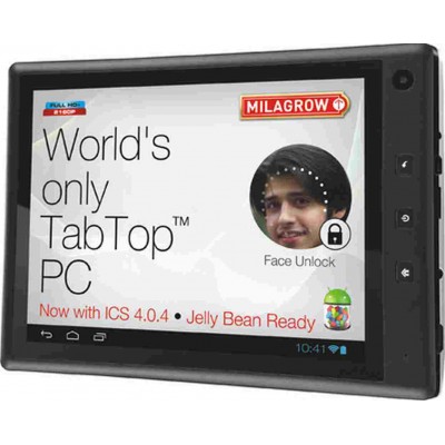 LCD with Touch Screen for Milagrow TabTop 7.4 MGPT04 16GB WiFi and 3G - White