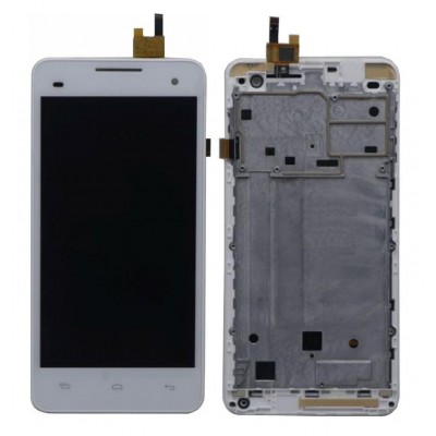 Display for Micromax Canvas Hd Plus A190 White (Combo Folder) by Maxbhi.com