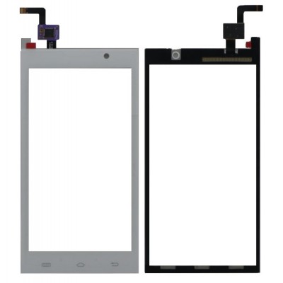 Touch Screen Digitizer For Micromax Canvas Fire 2 A104 White By - Maxbhi Com