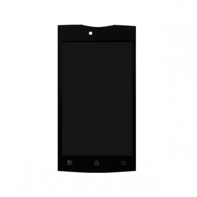 Lcd With Touch Screen For Nuvo Blue Nd40 White By - Maxbhi Com