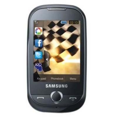 LCD with Touch Screen for Reliance Samsung Corby - Orange