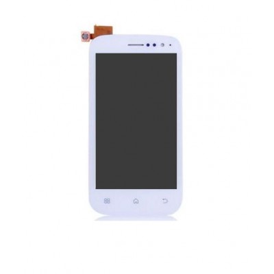 Lcd With Touch Screen For Wiko Cink Slim White By - Maxbhi.com