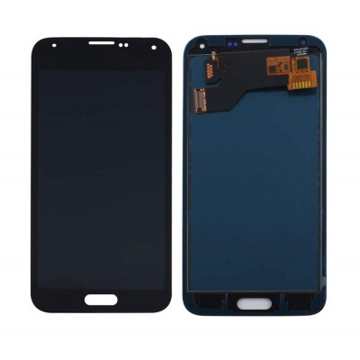 Lcd With Touch Screen For Samsung Galaxy S5 G900 Blue By - Maxbhi Com