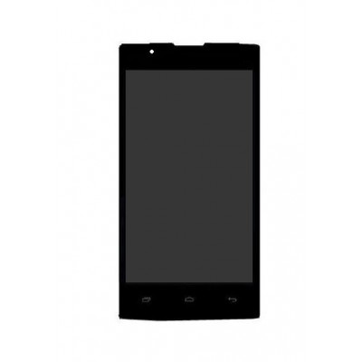 Lcd With Touch Screen For Intex Aqua 3g Strong Champagne By - Maxbhi.com