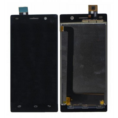 Lcd With Touch Screen For Intex Aqua Power Plus Black By - Maxbhi Com