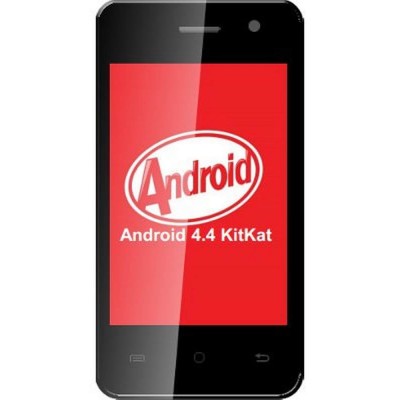 LCD with Touch Screen for Intex Aqua V Plus - Black