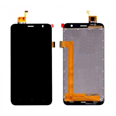 Lcd With Touch Screen For Karbonn Titanium Dazzle S201 Black By - Maxbhi Com