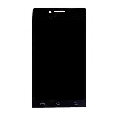 Lcd With Touch Screen For Lava Iris 444 White By - Maxbhi Com